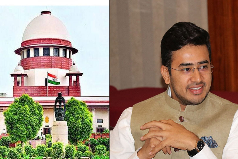 പ്രശ്നങ്ങൾ രാഷ്ട്രീയവത്കരിക്കരുത്; തേജസ്വി സൂര്യയ്ക്കെതിരായ കർണാടകത്തിന്റെ അപ്പീൽ പിഴയോടെ തള്ളി സുപ്രീംകോടതി